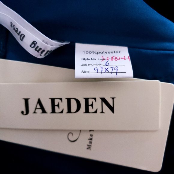 Jaeden Women Maxi Dress Gown Wedding Back Zip Size 12 - NWT - Picture 7 of 8